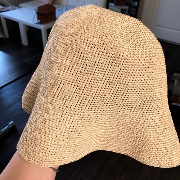 Cos Crochet Paper Hat In Beige | Poshmark
